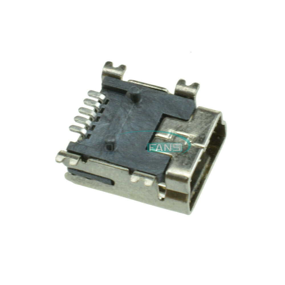100PCS SMD 5-Pin USB Female Mini B Socket Connector