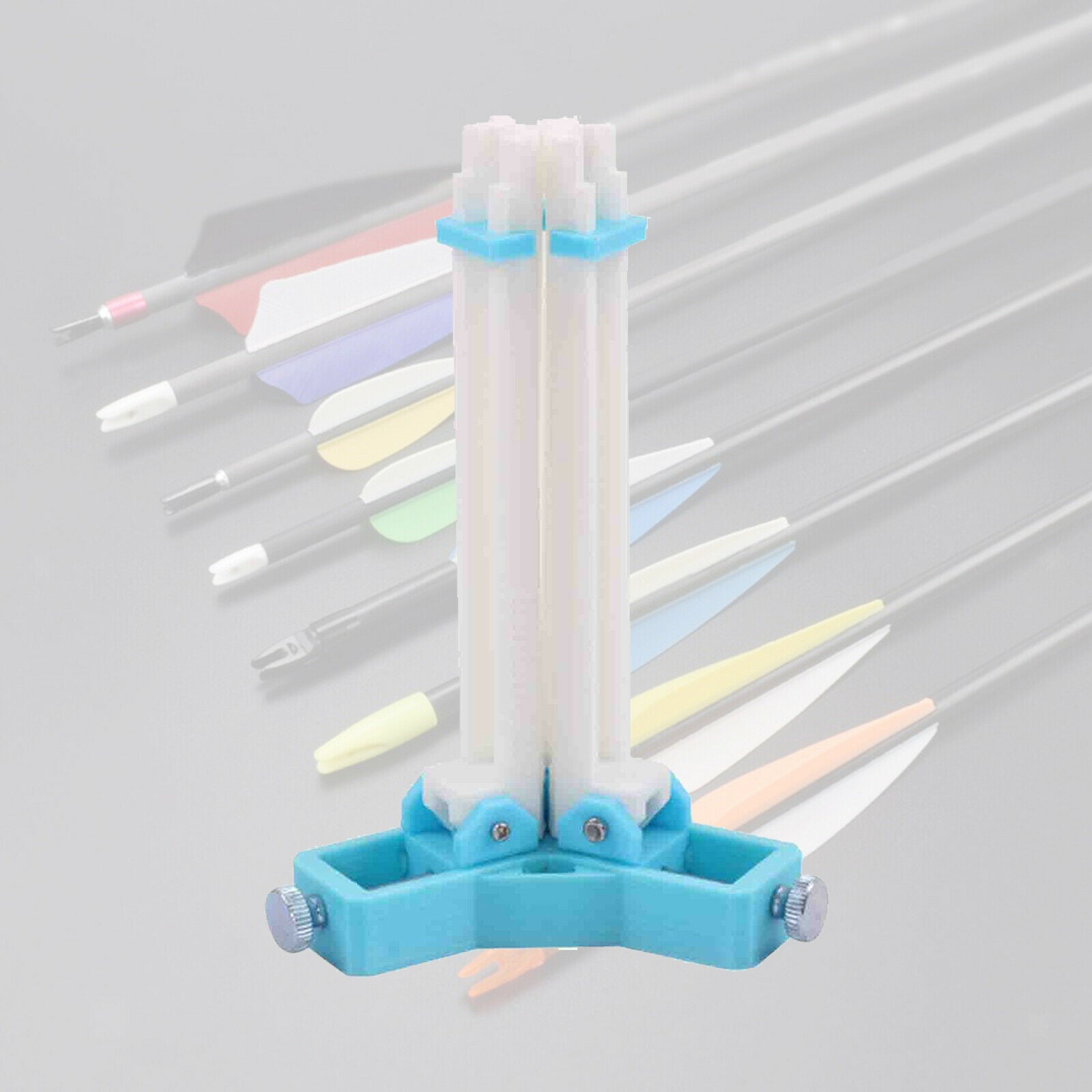 Bow Arrow Feather Stick DIY Archery Adjuster Fletching Jig Tool for Hunting