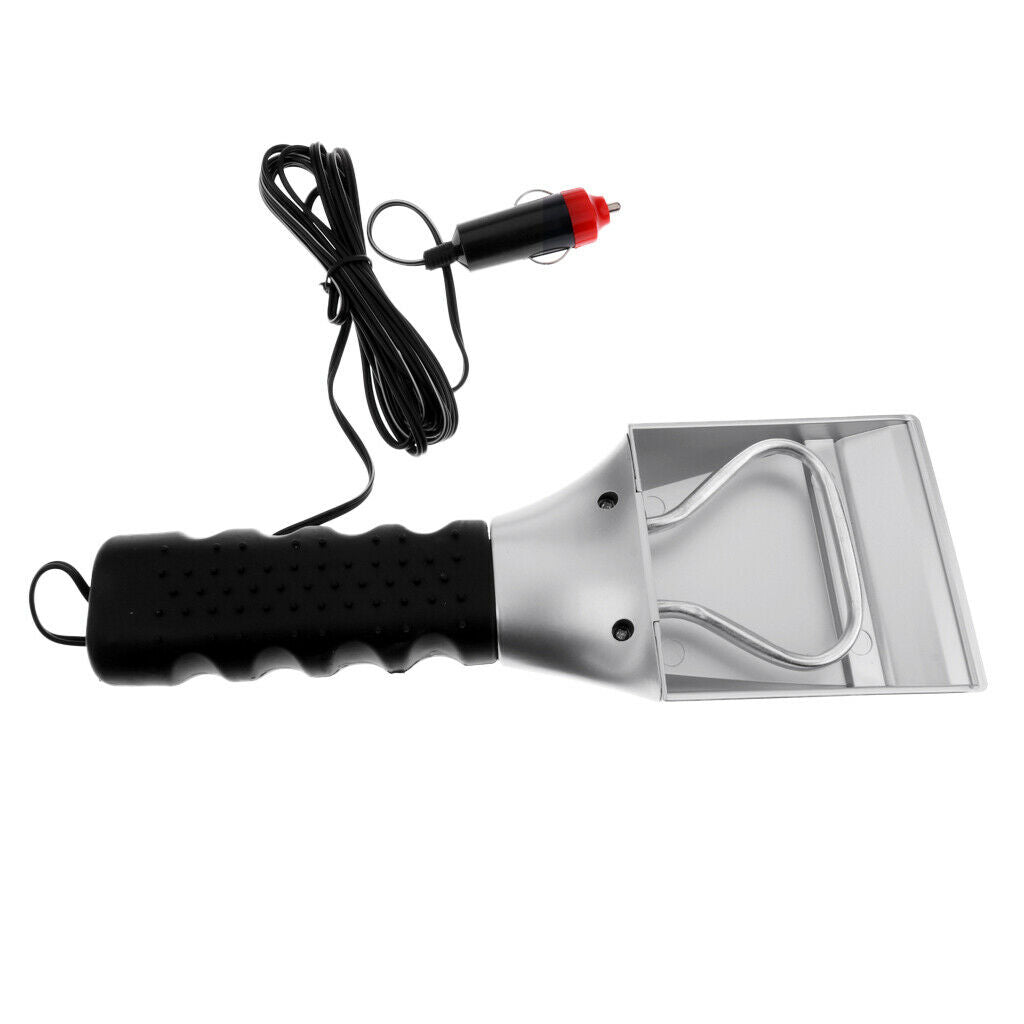 Vehicle Car Snow Shovel Scraper 12V Cigarette Lighter Type Heatable