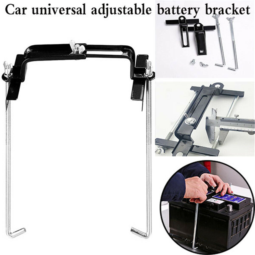 Universal Adjustable Metal Battery Adapter Stabilizer Holder 27CM For Car/SUV