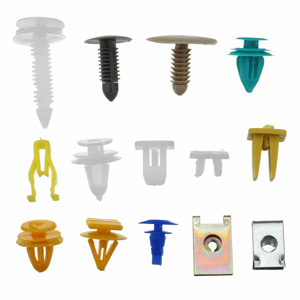 500x Car Push Pin Mixed Door Trim Panel Clips Fastener Bumper Rivet Retainer