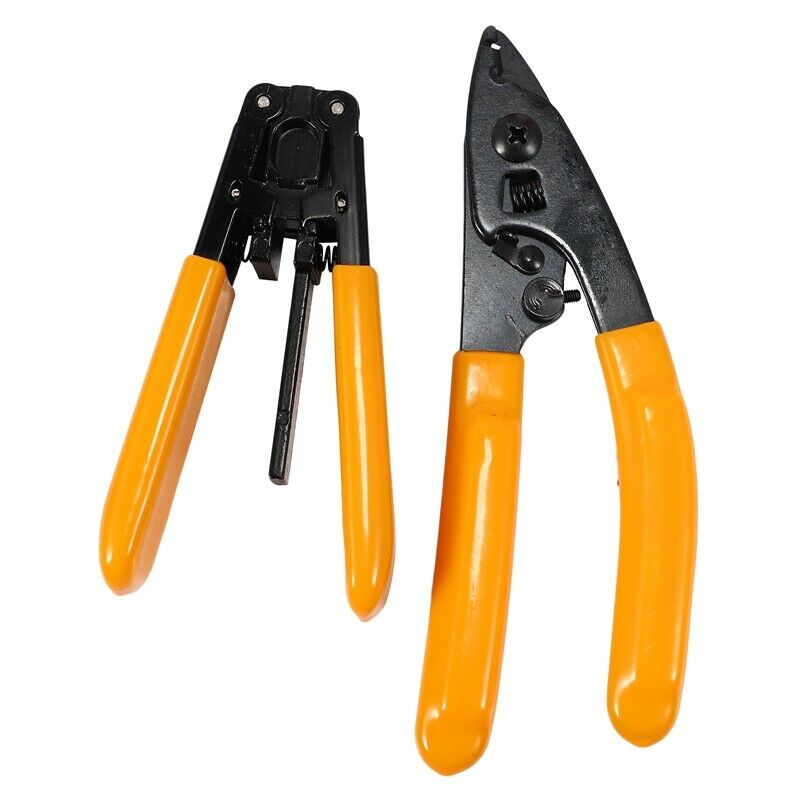 Fiber Optic FTTH Tools Kit with Fiber Cleaver and Optical Power Meter 5Km VisuK2