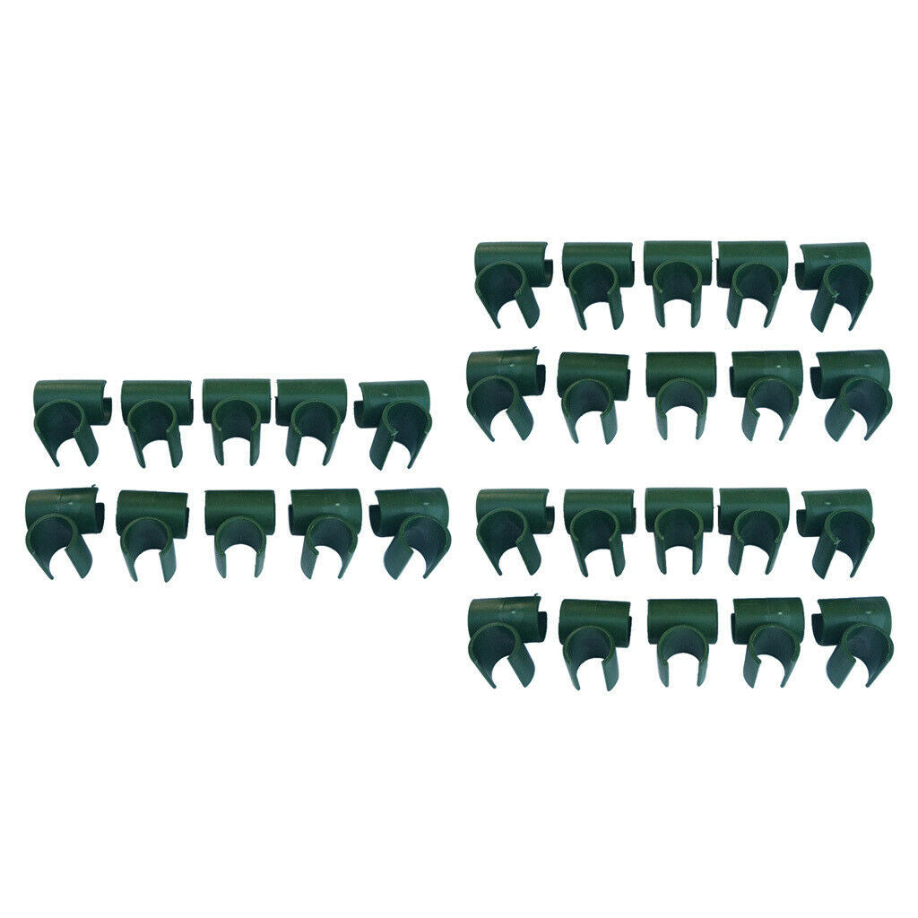 30Pack Plant Stakes Connectors Cross Clips Garden Plant Support Fixed Clamp