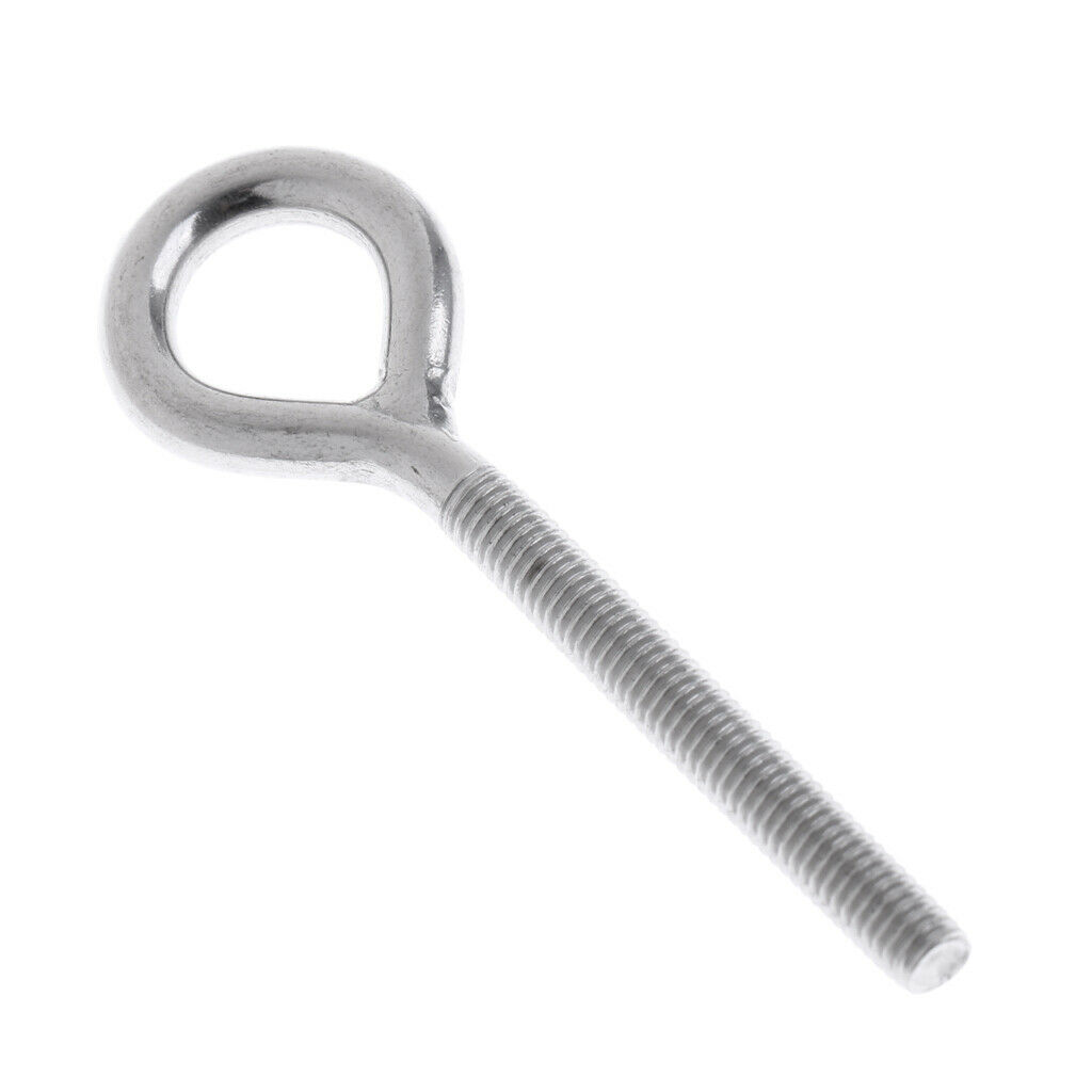 Stainless Steel Eyebolt Longshank Long Thread Welded Eye Bolt Hardware M5