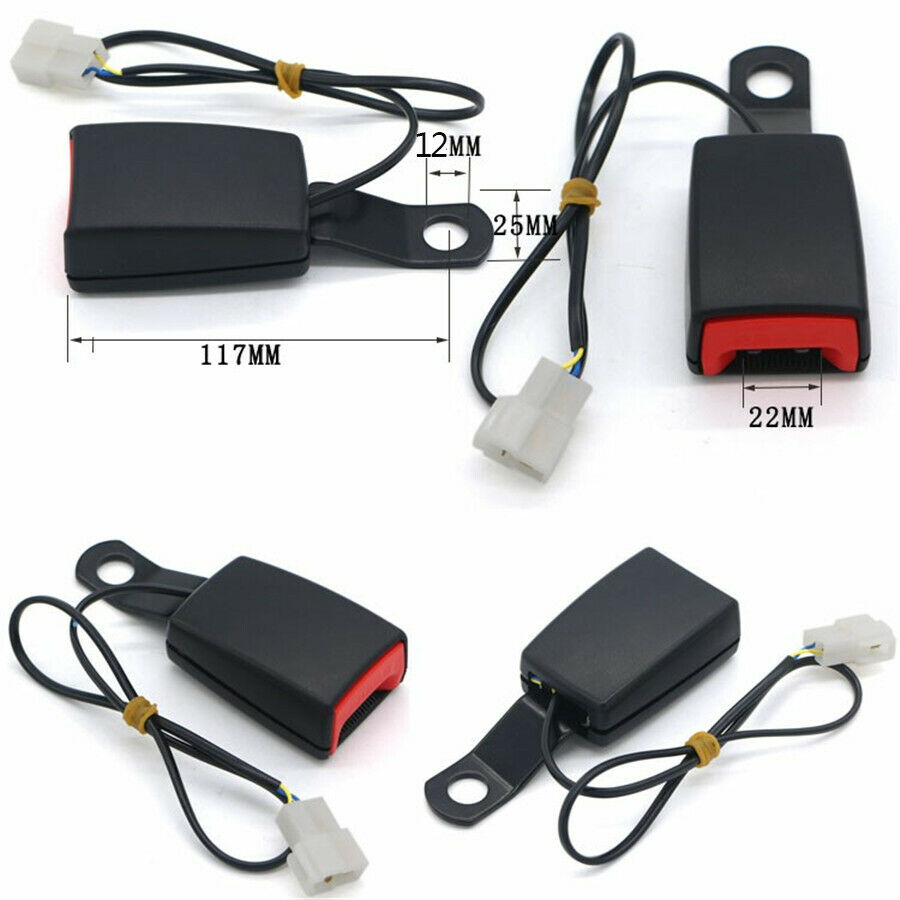 Universal 7/8"  Car Safety Front Seat Belt Buckle Alarm Socket Plug Connector
