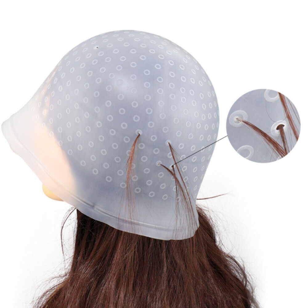 Reusable Highlighting Hair Colouring Dye Cap Color Styling Professional Tools