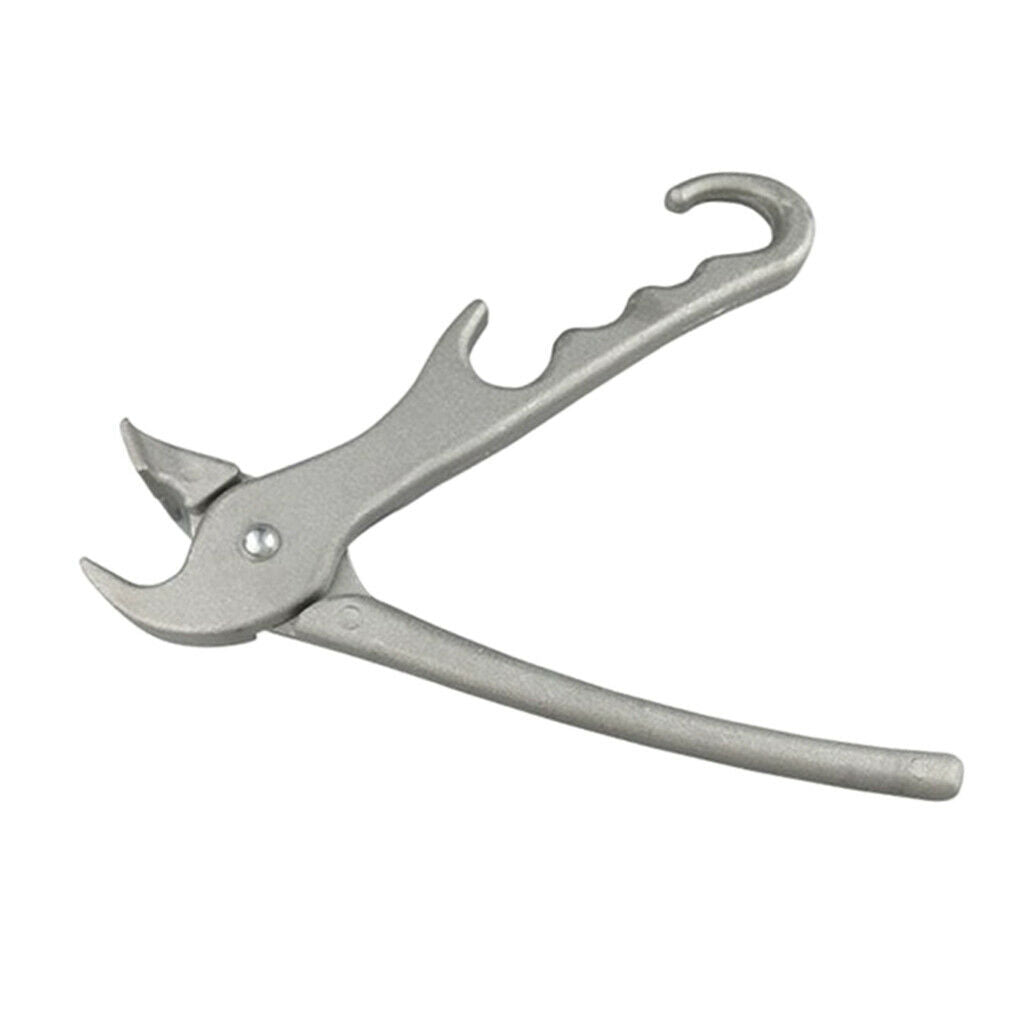 2Pcs Aluminum Anti-hot Pizza Pan Dish Gripper Clip Baking Tray Clamp 20cm