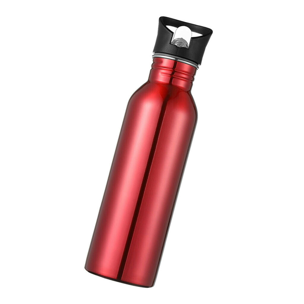 Pack of 2 Leakproof Solid Sports Water Bottle Gym 26oz Cups Suction Flask