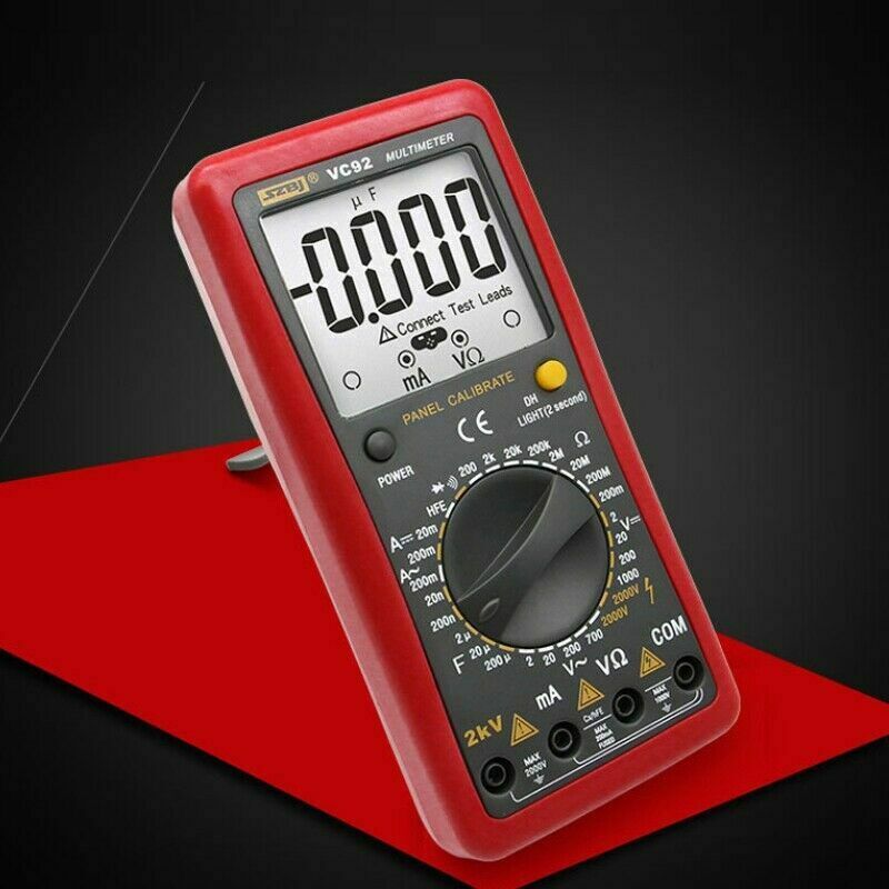 2021 Digital 2000V AC/DC High Voltage Multimeter Voltmeter Tester
