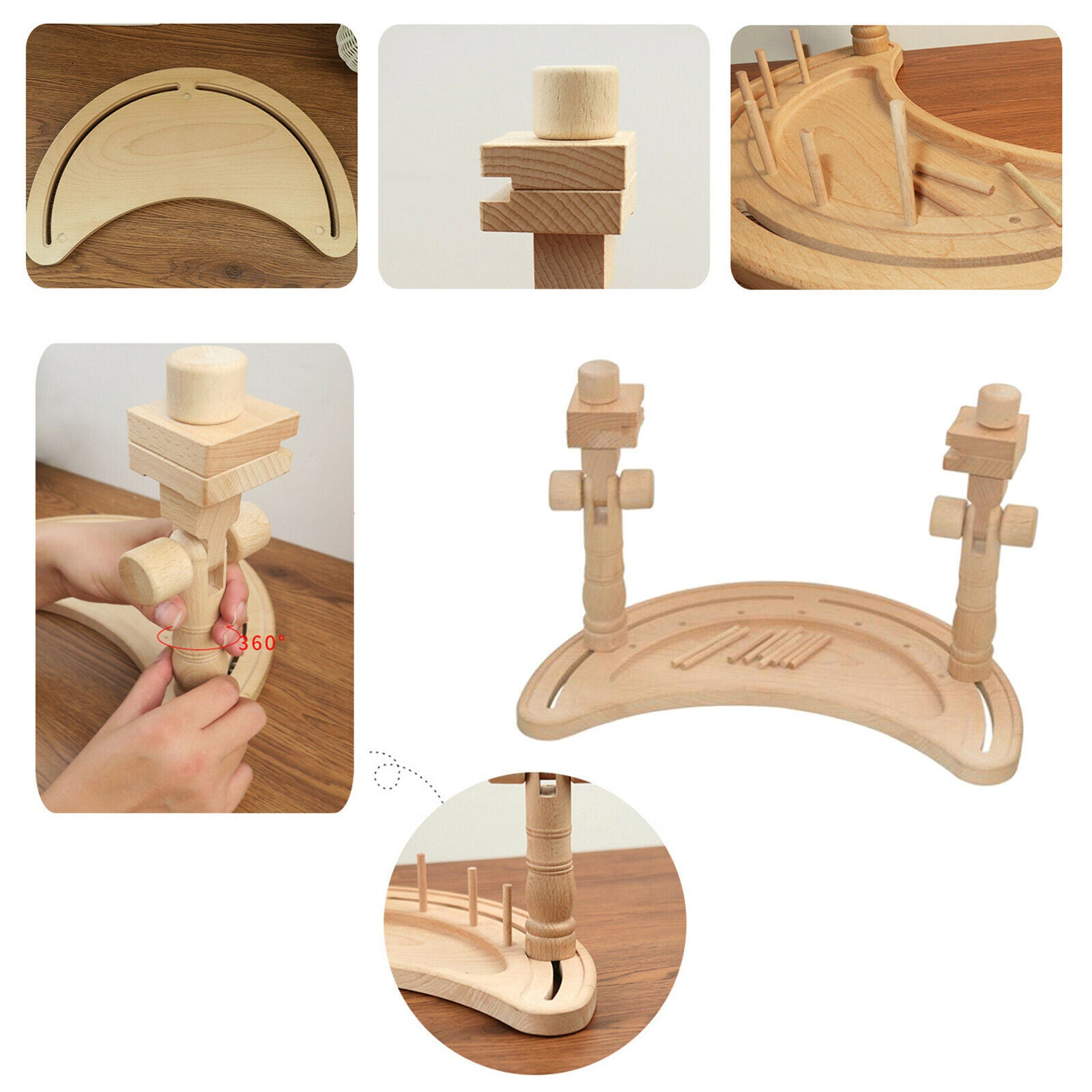 Embroidery Stand Adjustable Cross Stitch Rack Frame Hoop Desktop Sewing Tool