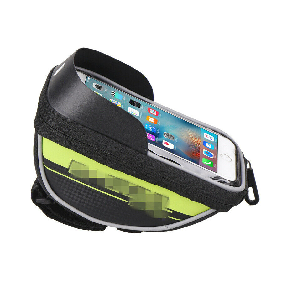 1X Handlebar Waterproof Mobile Phone Charger Bag with Transparent Touch Surface