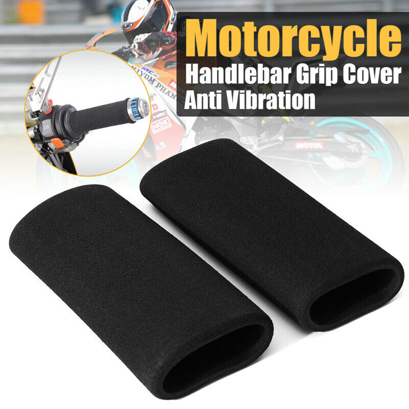 Handlebar Grips Sponge Foam Levers Cover Universal Anti Slip Motorcycle ATV Bike