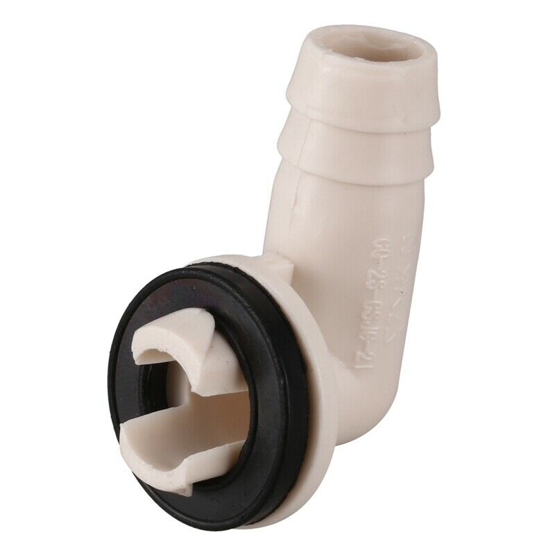 1X(Air Conditioner Ac Drain Hose Connector Elbow Fitting with Rubber  for Mini9)