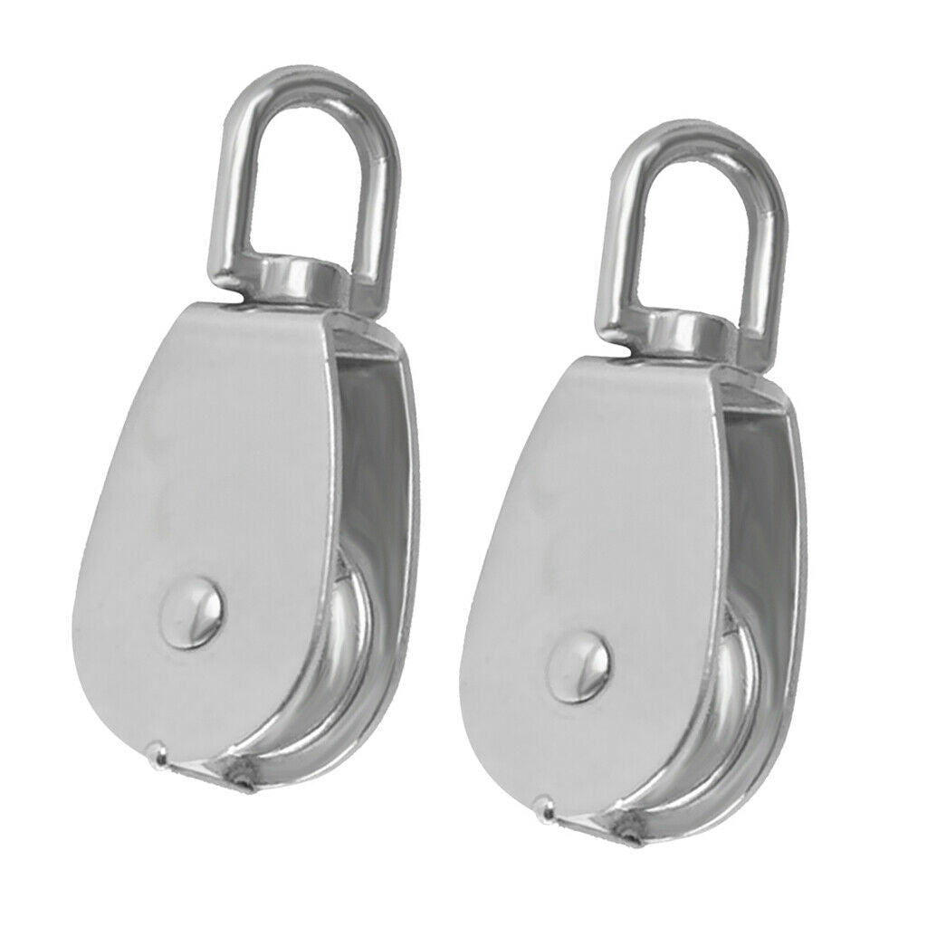 Cable Pulley, Pulleys for lifting, M15 Single Pulley Block in 304 Stainless.