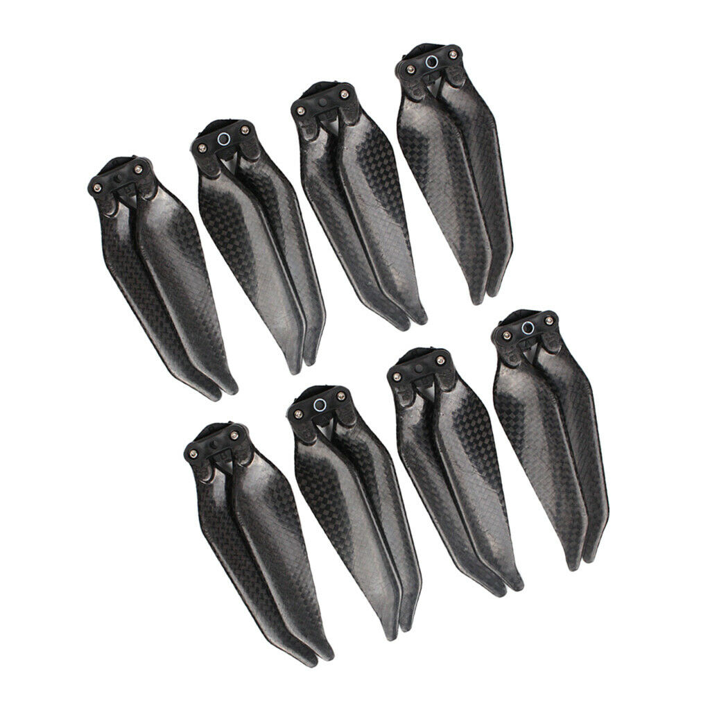 4 Pairs Carbon Fiber Foldable  Propeller, Compatible for DJI Mavic Pro