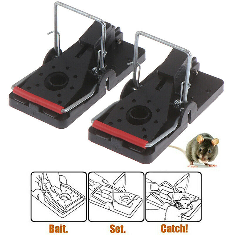 2Pcs Mouse Trap-Rat Traps Snap Rodent Killer Mice Trap and Easy To Use Sn.l8