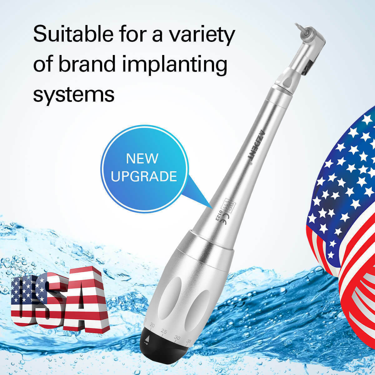 Dental Universal Implant Torque Llave de torsión Handpiece +12pcs Clé à molette