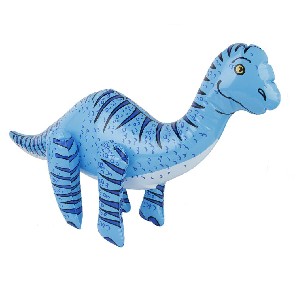 Inflatable Brachiosaurus + 6 Mixed Dinosaurs Ink Stamper Stamps Kid Party Favors