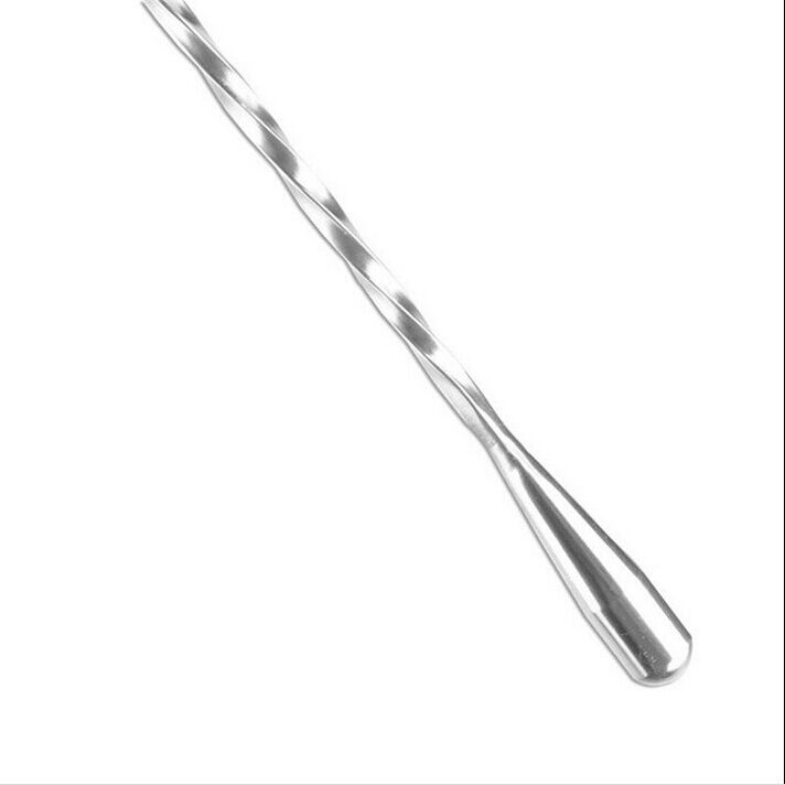 Stainless Steel Cocktail Mixer Stirrer Bar Puddle Stirring Spoon Lad.l8