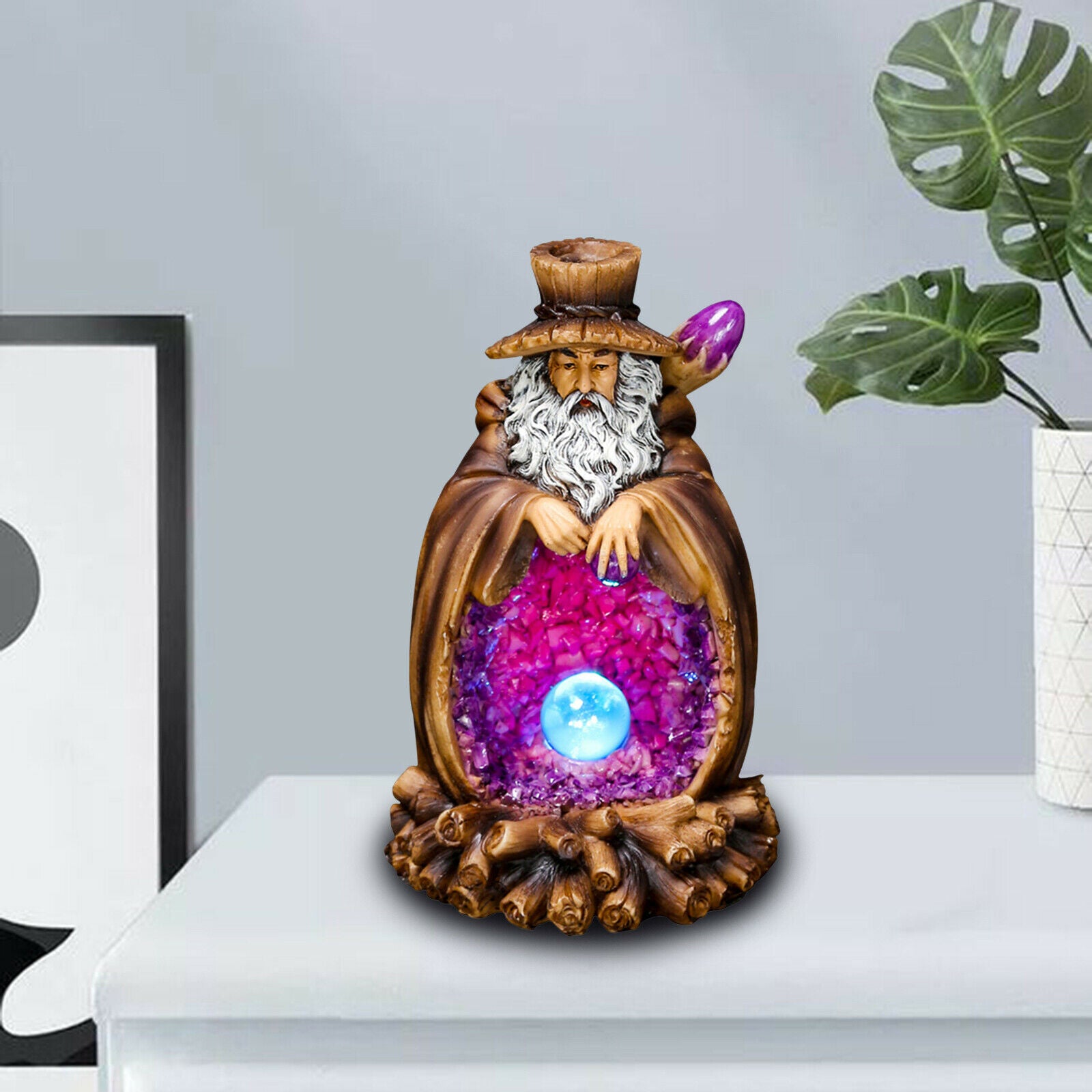 Backflow Incense Burner Waterfall Censer Incense Holder Ash Catcher Ornament