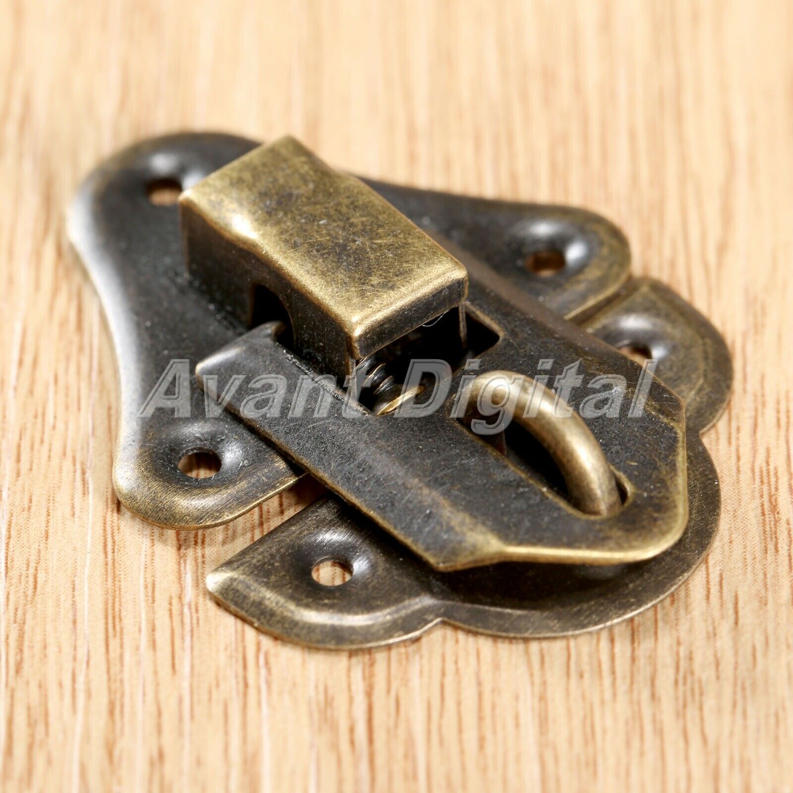 Retro Jewelry Boxes Suitcase Cabinet Toggle Latch Catch Hasp & Chinese Old Lock