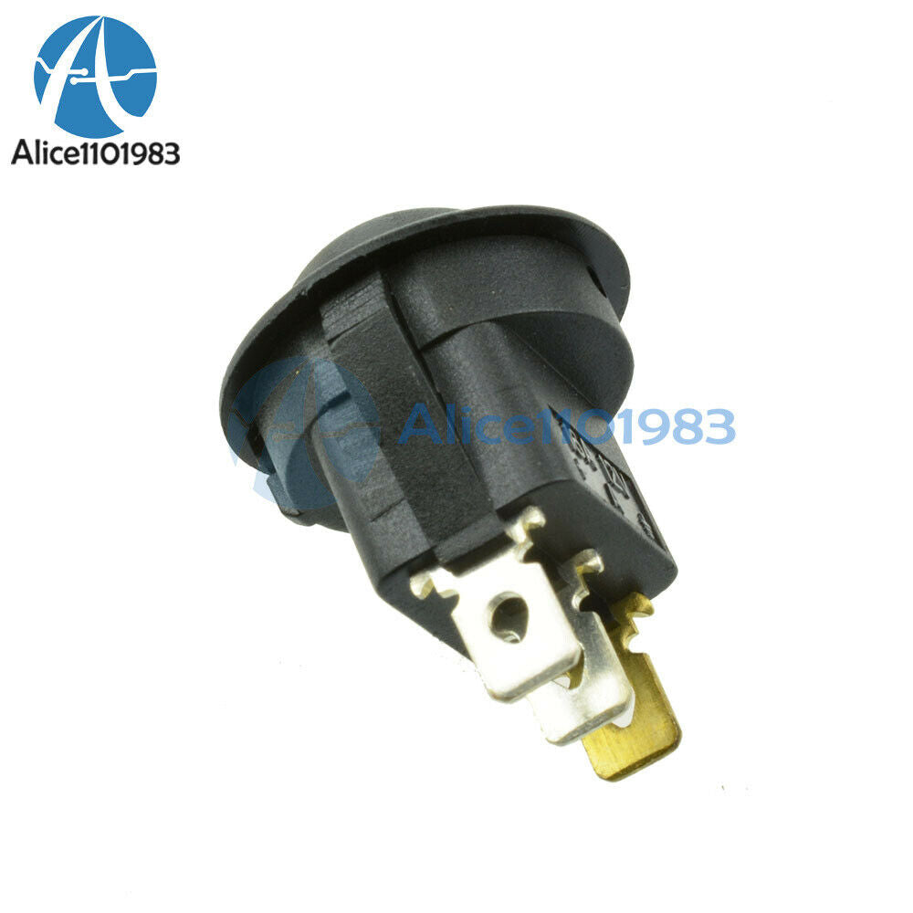 20Pcs 12V LED Dot Light Car Auto Boat Round Rocker ON-OFF Toggle Switch Blue
