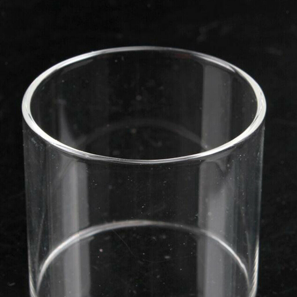3 Pieces Camping Tent Clear Glass Shade Cylinder Lampshade Replacement M