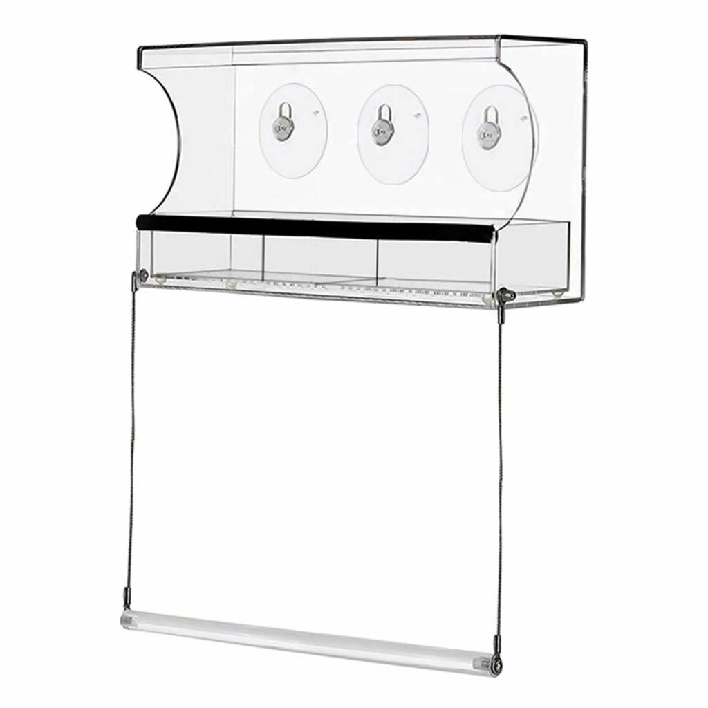 Window Bird Feeder Hummingbird Birdfeeder Birdhouse Kit Balcony Lanai Garden