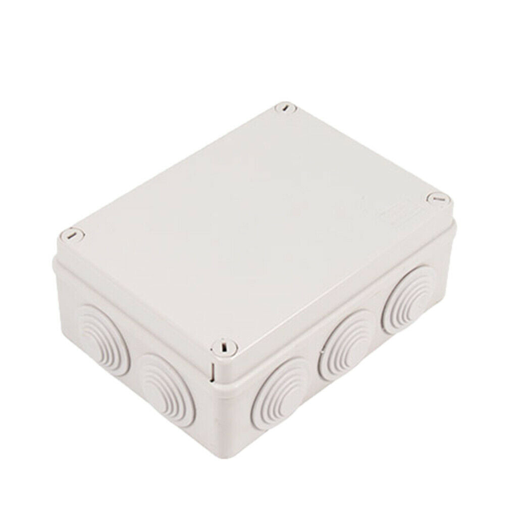 Waterproof Junction Box ABS Plastic White IP66 Fine Workmanship