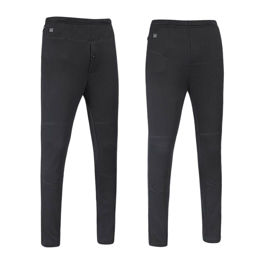 Heated Pants USB Electric Thermal Heating Trousers Cold-Proof Activewear 4XL