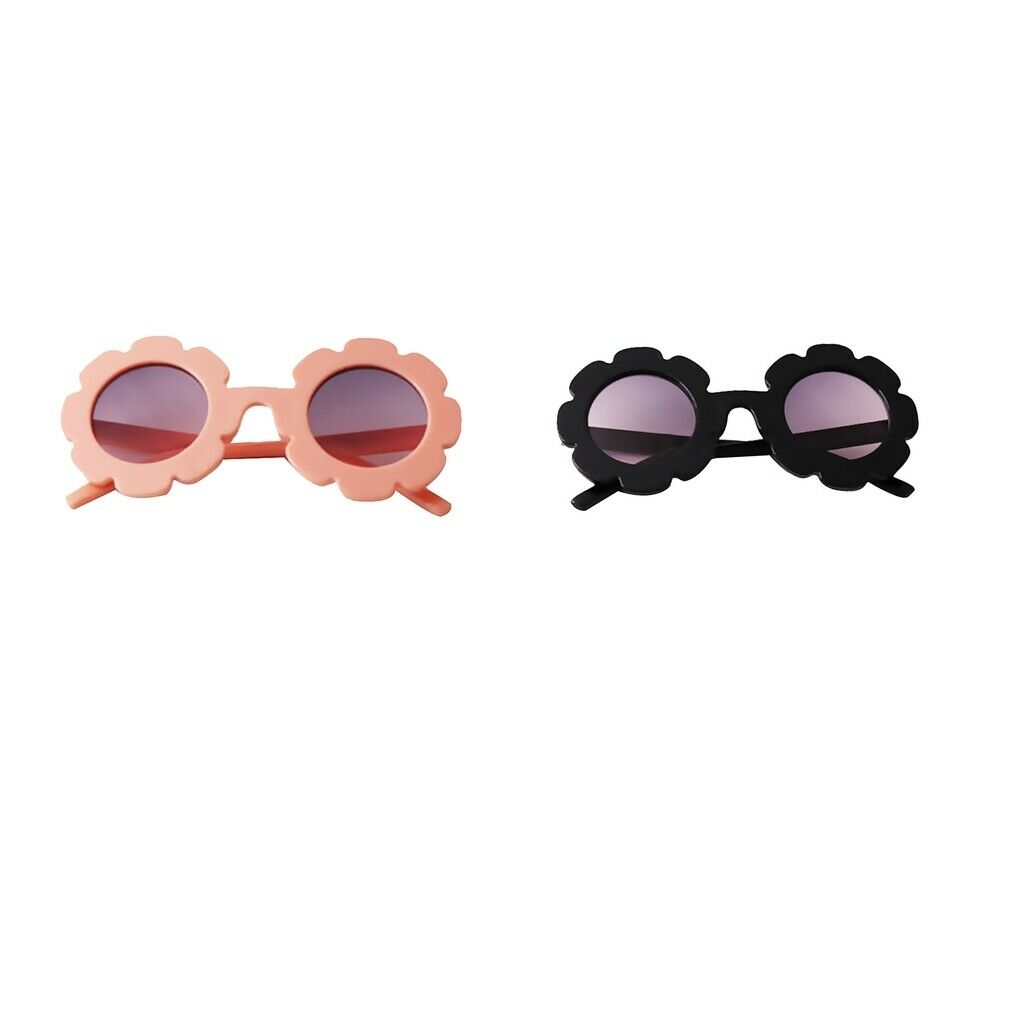 2 PCS Plastic Polarized Sunglasses Flexible Kids Glasses for Boys Girls