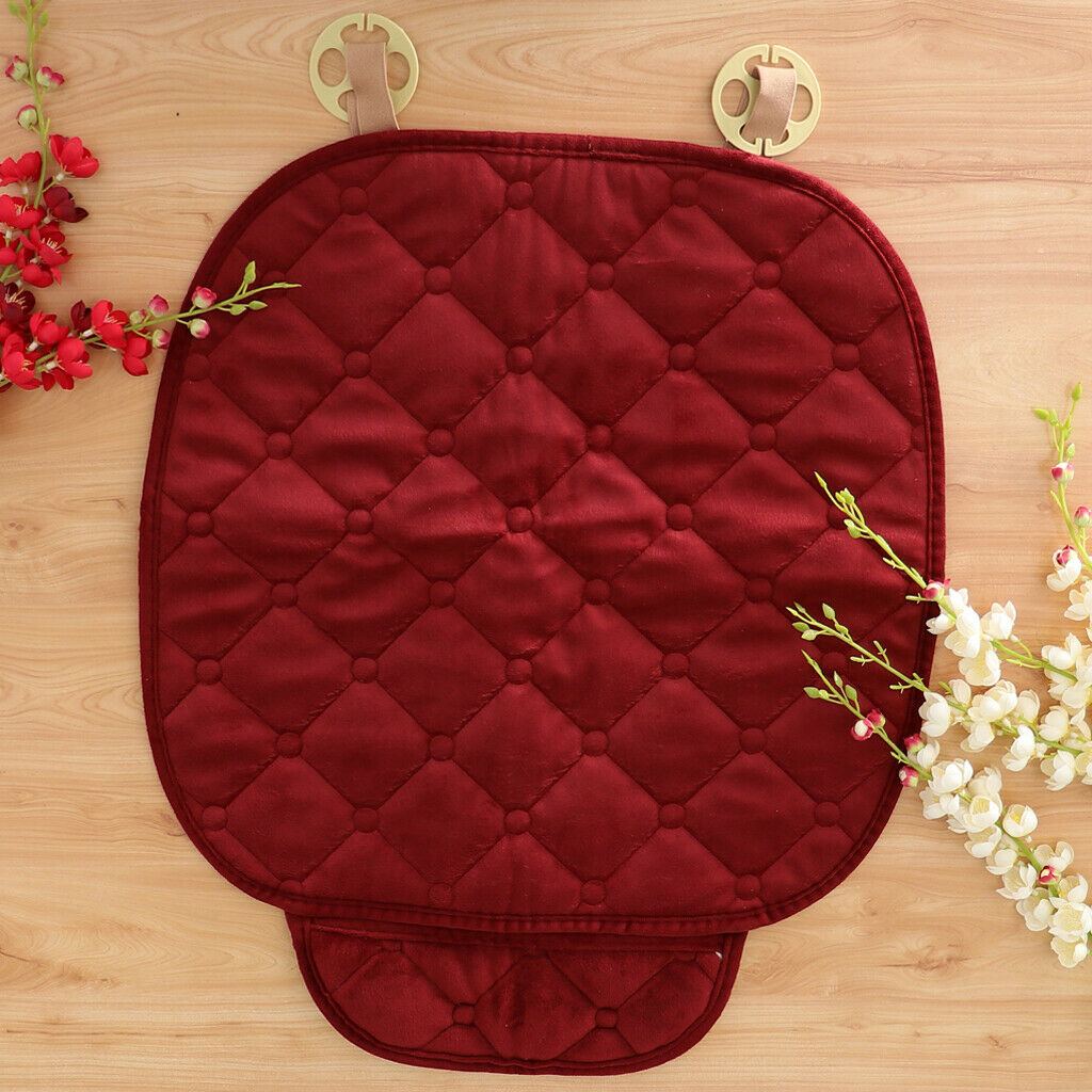 Non-slip Car Seat Cushion Protector Chair Mat Pad for Car Office Home Red