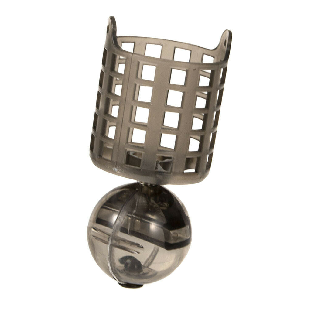 2 Pack Fishing Bait Feeders Terminal Tackle Accessory Inline Method Feeder