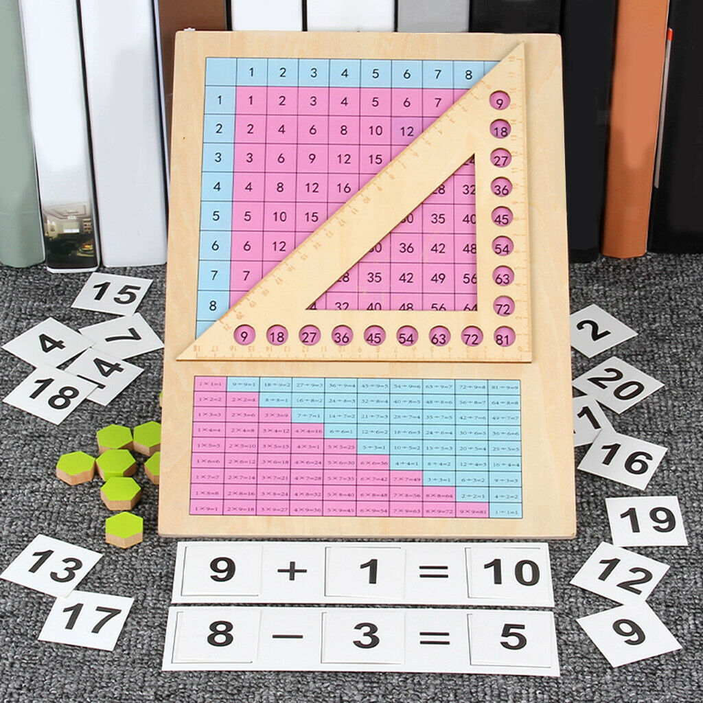 Kids Montessori Mathematics Toys Math Skills Teaching Material Festival Gift