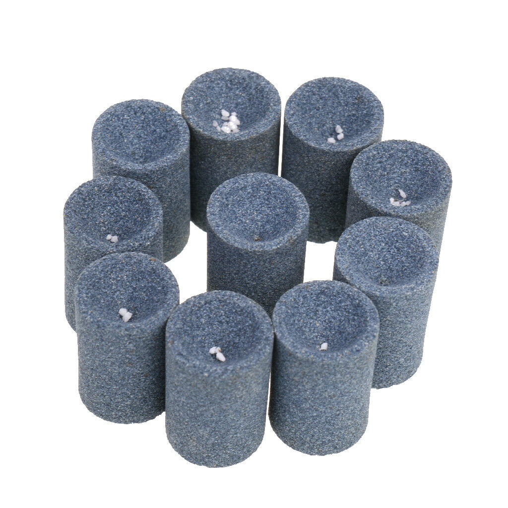 10 PACK Darts Round Dart Sharpener Sharpening Sand Stone for Steel Tip Darts