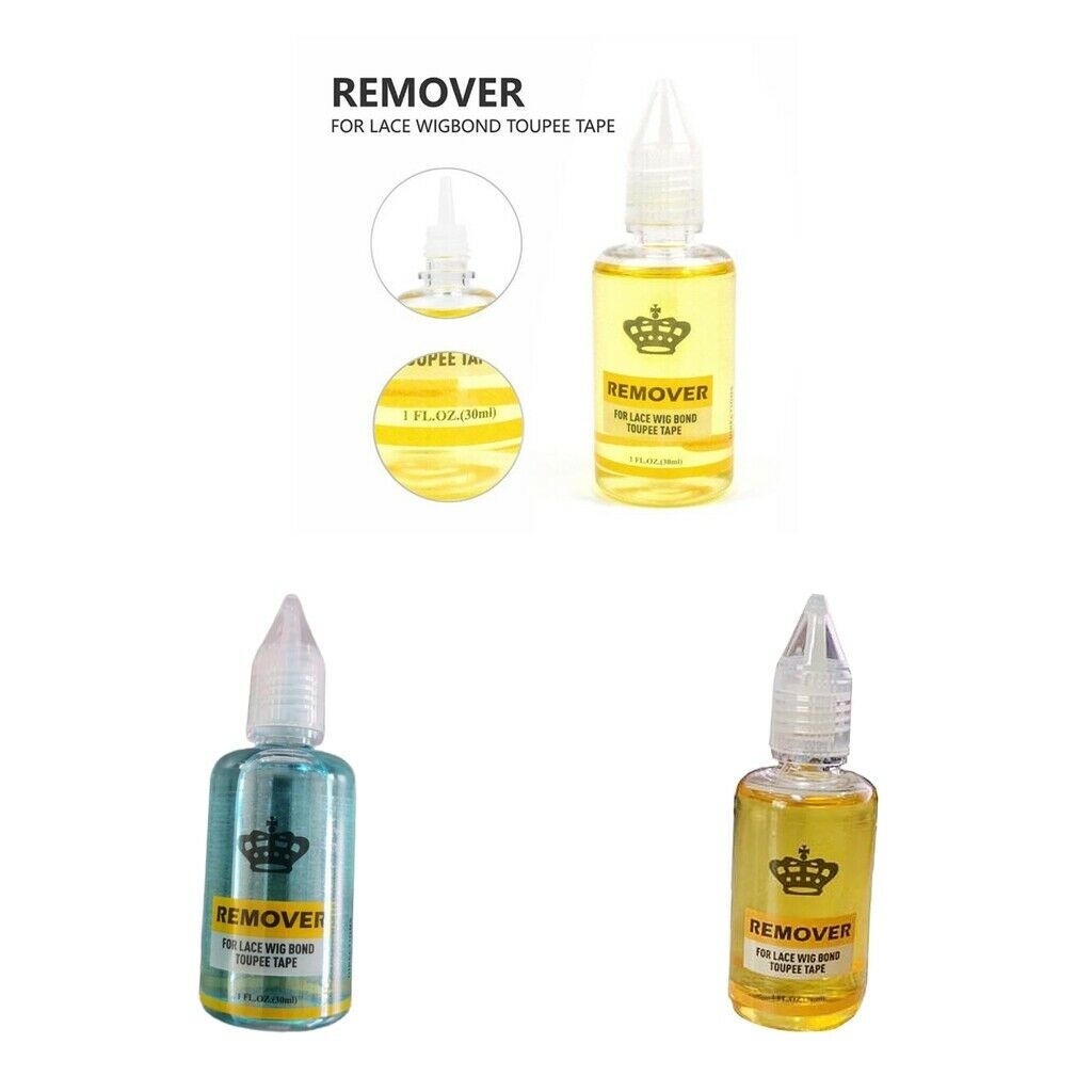 2Bottles 30ml Wigs Adhesive Glue Remover Liquid For Lace Hairpiece Tape