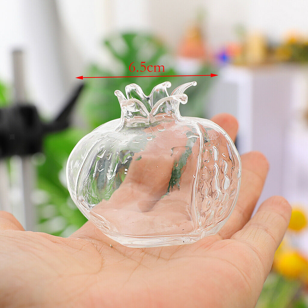 Set of 4 Flower Vase Tabletop Decorative Glass Bottles Wedding Indoor Decor