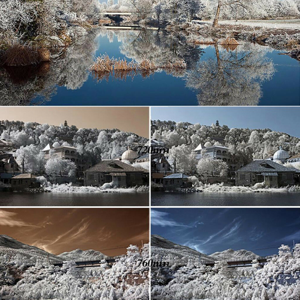 77mm   720nm Optical Glass IR Filter Suitable for DSLR Weak Light