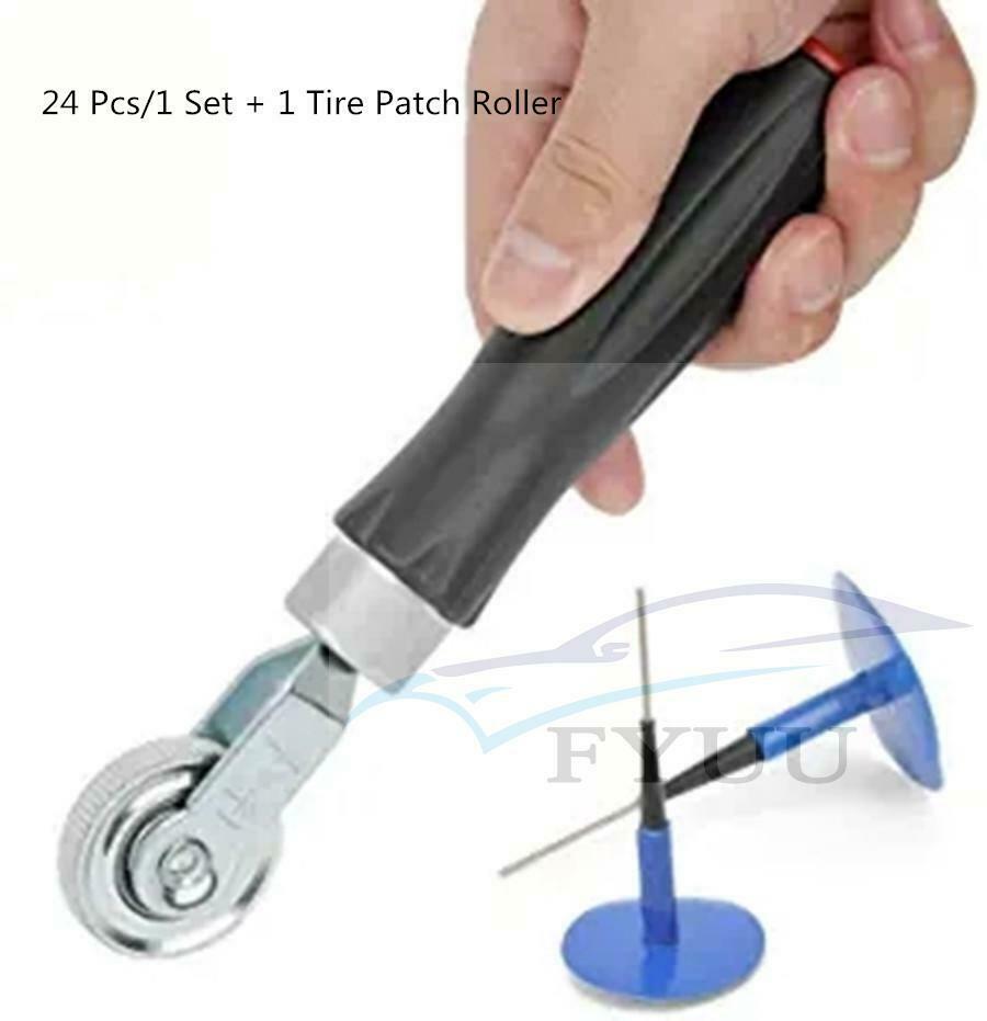 24pcs Universal Auto Car Truck Tire Tyre Repair Plug Patch Kit 48mm 6mm Mushroom