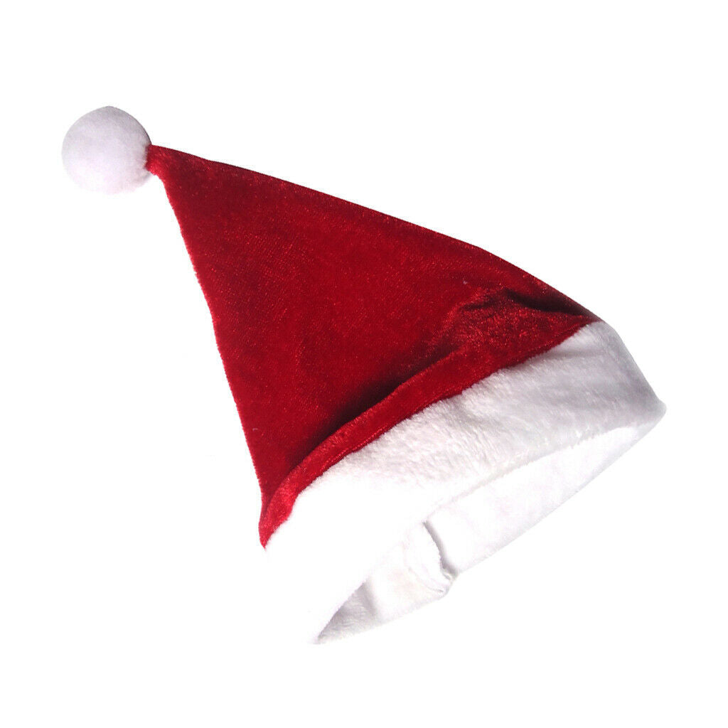 3pcs 1/6 Christmas Santa Claus Hat for  Accessories Christmas Party Hats