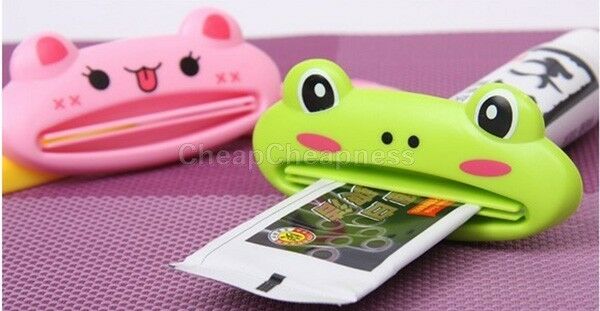 Fad Bathroom Tube Rolling Holder Easy Toothpaste Dispenser Cartoon Squeeze.l8