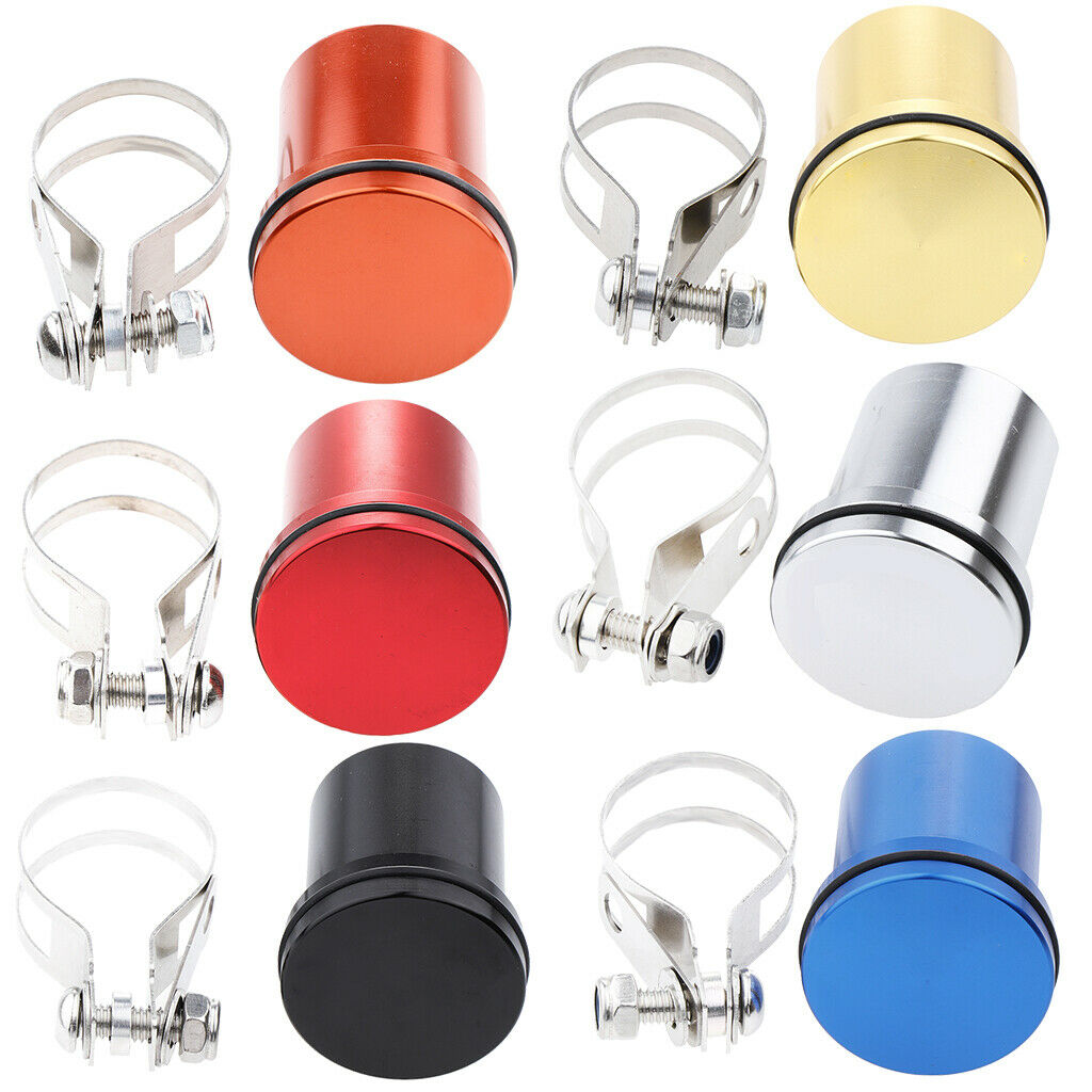 Motorbike Brake Master Cylinder Fluid Reservoir Clutch Tank Oil Cup Orange