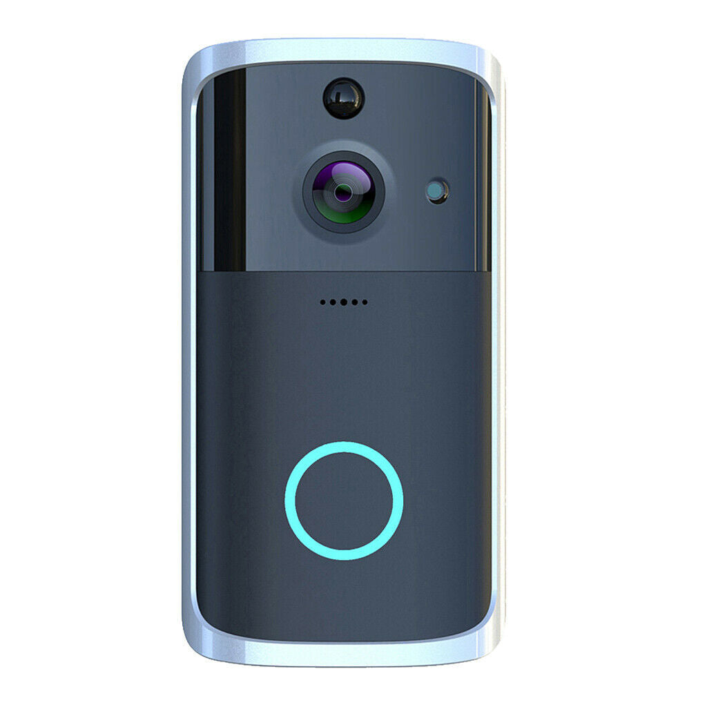 FHD1080P Black Video Doorbell Wire-Free Camera Security   Night Vision