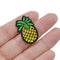 10 Pcs Embroidered Iron On Sew Patches Pineapple Badge Fabric Clothes DIY Craft