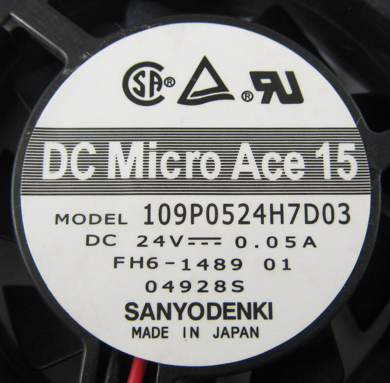 5pcs SANYO 109P0524H7D03 50x50x15mm 5015 24V 0.05A DC Fan 2510 2pin Connector