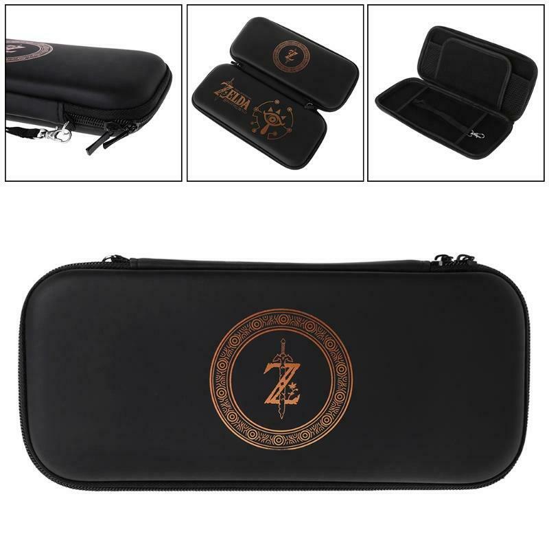 Switch Hard Carry Storage Bag Case Shell Two-sided Zelda Pattern
