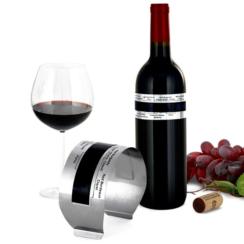 Stainless Steel LCD Electric Wine Thermometer Bracelet Sensor For Home Br.l8