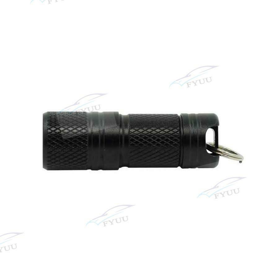 1* Portable mini keychain flashlight USB LED Flashlight Key Holder Pocket Key