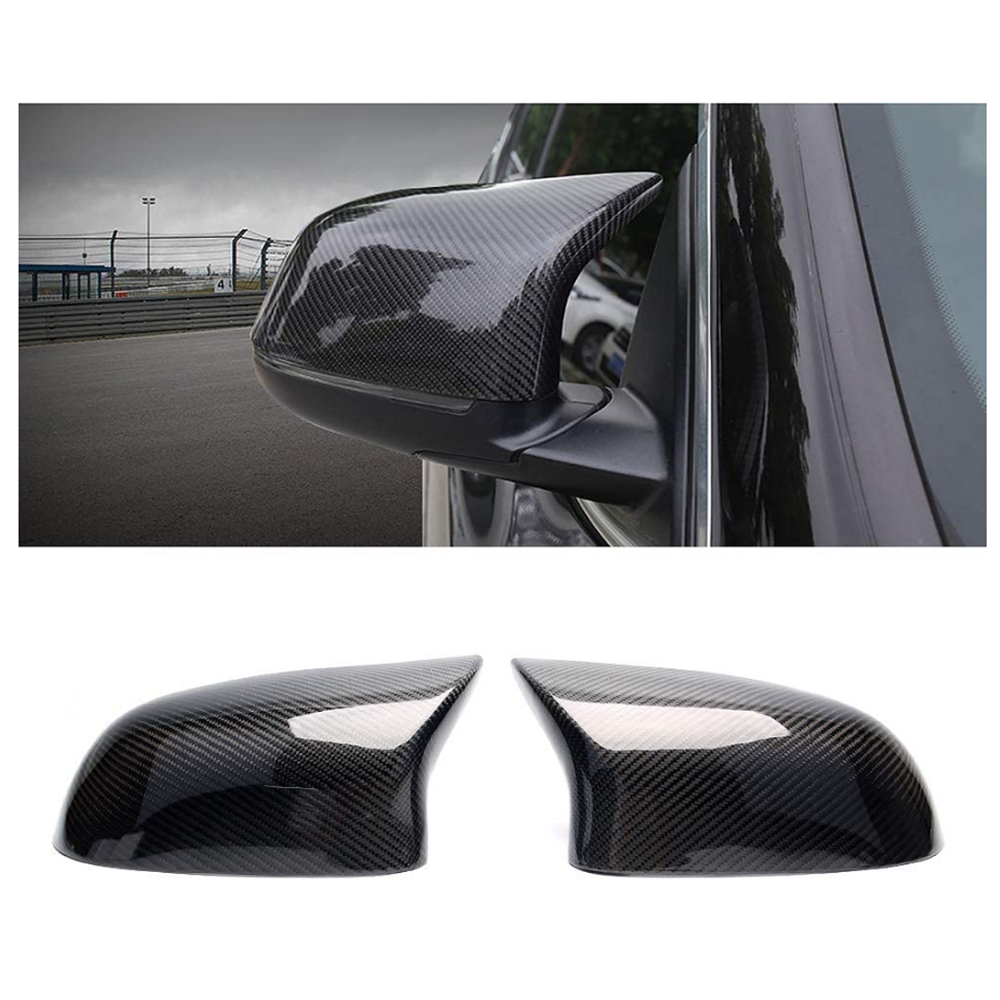Car Side Wing Mirror Cover Rear-View Caps For BMW X3 F25 X4 F26 X5 F15 2014-2018