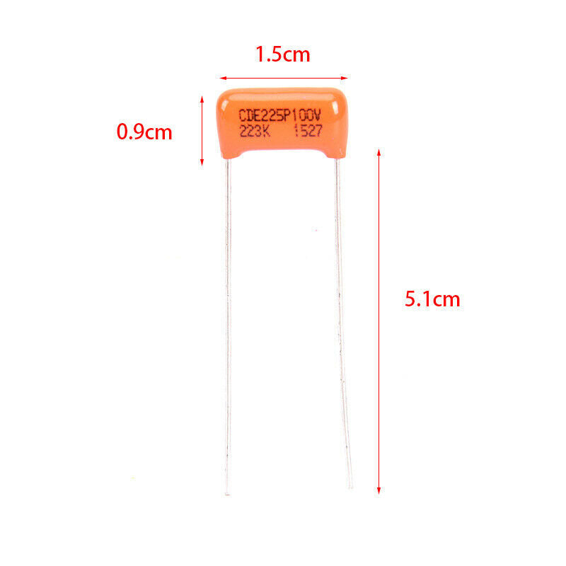 1pc Capacitor CDE225P 223K 0.022UF 100V For Electric Guitar Bass  i-R.l8
